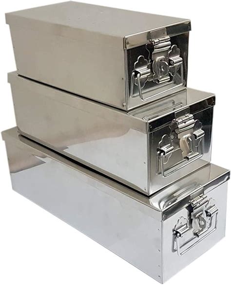 stainless steel locker box set